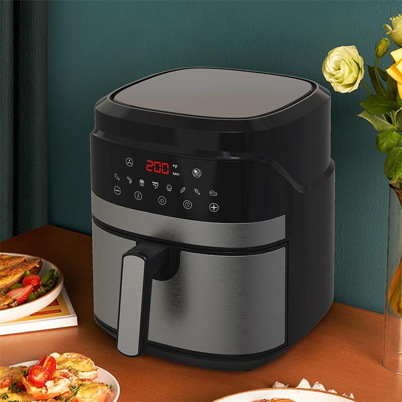 5.5L Panelu dotykowy cyfrowy timer temperatury sterujący powietrze fryer yyzg-550as