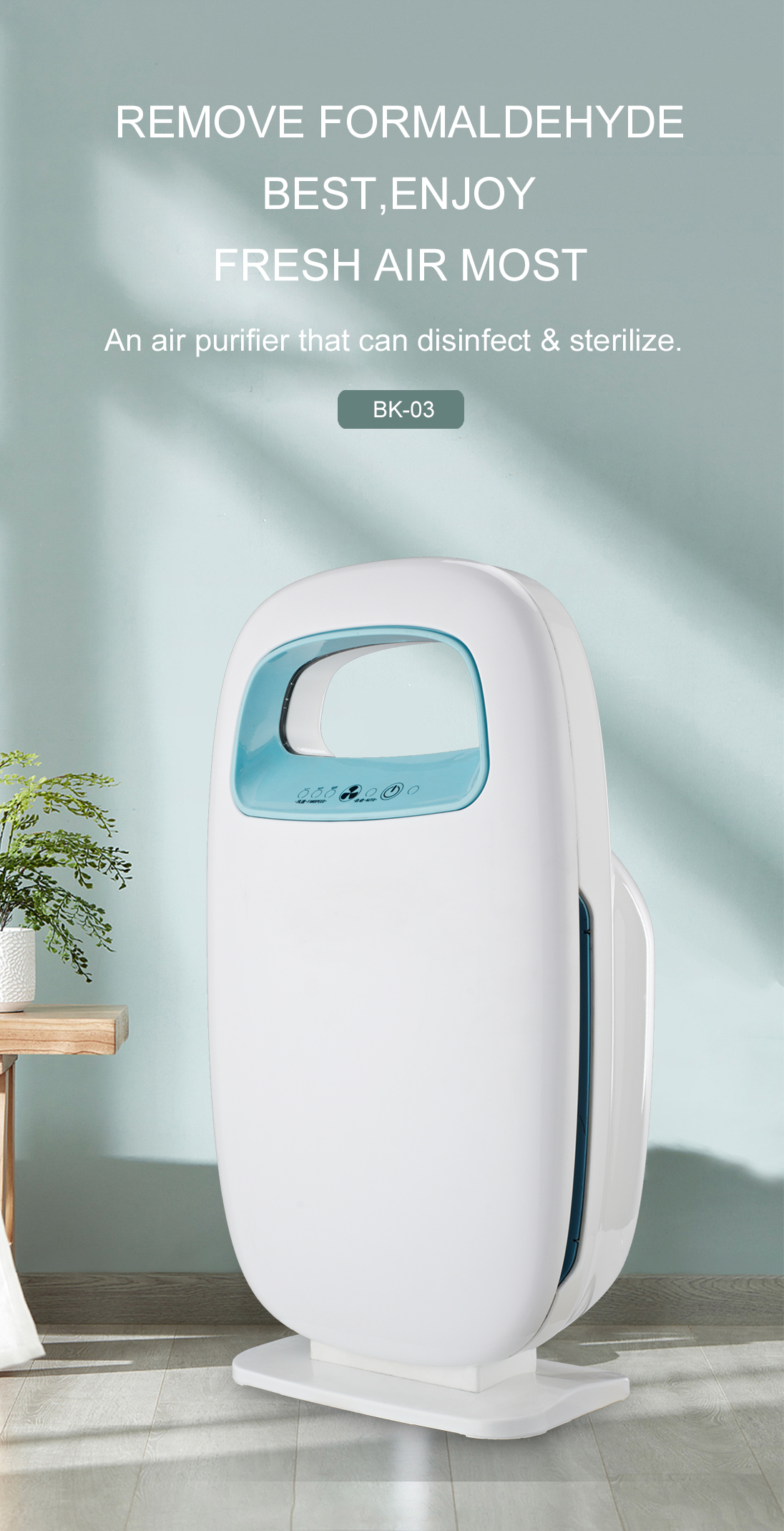 Usuń najlepiej formaldehyd, ciesz się świeżym powietrzem najbardziej BK-03